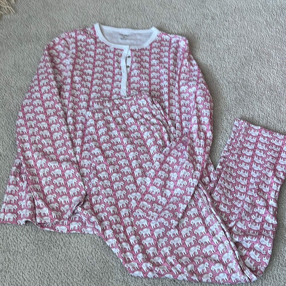 Roller Rabbit elephant pajamas Small